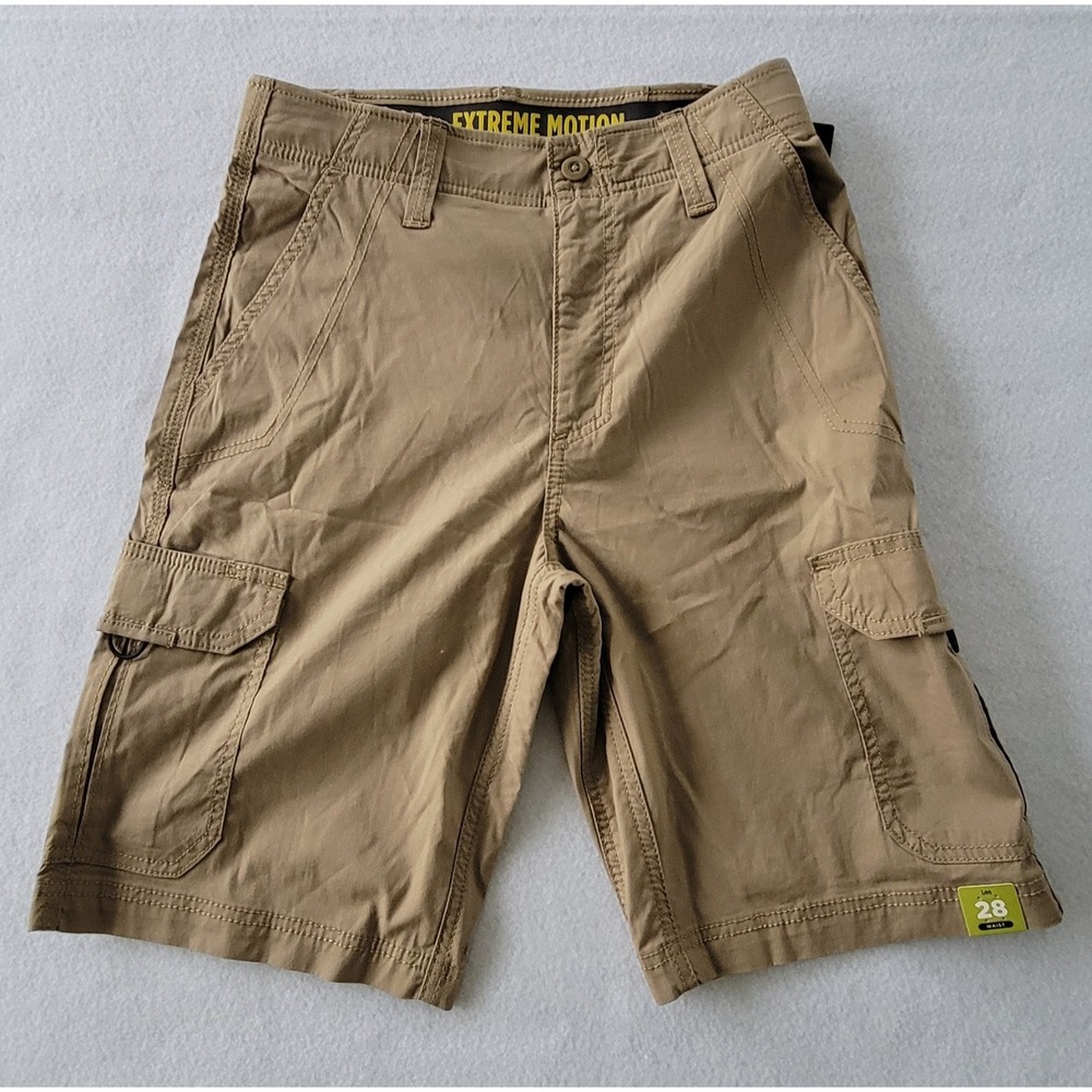 mens lee extreme cargo shorts‎ Size 28 Color Khaki
